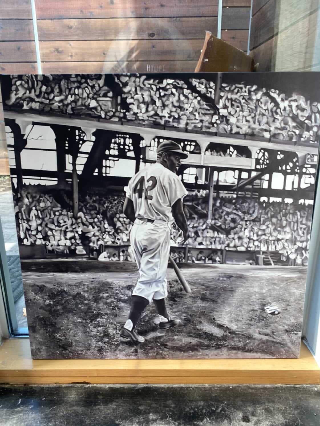 Jackie Robinson Canvas Print – Carling Jackson Art