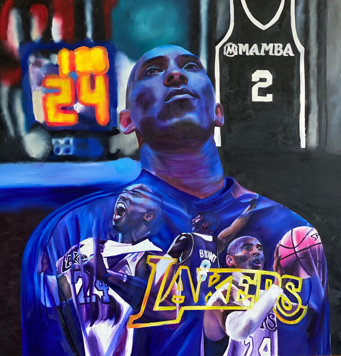 Kobe Bryant Canvas Print – Carling Jackson Art